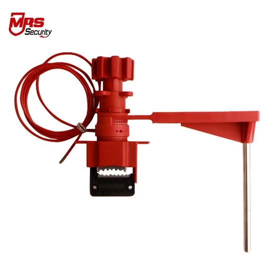 Ventilschloss montieren Vier Verriegelungslöcher Sicherheitsverriegelung Tagout Loto