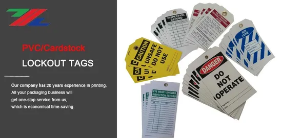 Polyester Gefahr Nicht bedienen Energiequelle Lockout Tagout Tags