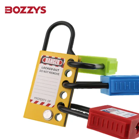 Boozys Products Verriegelungshaspe aus Aluminiumlegierung für 6 Vorhängeschlösser
