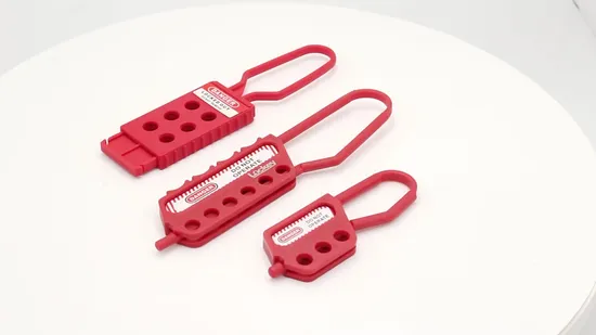 4mm Durchmesser Bügel Durable Nylon Industrie Lockout Haspe