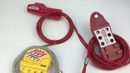 Einstellbare Stahlkabelverriegelung mit Kabeldurchmesser 3,8 mm, Länge 2 m