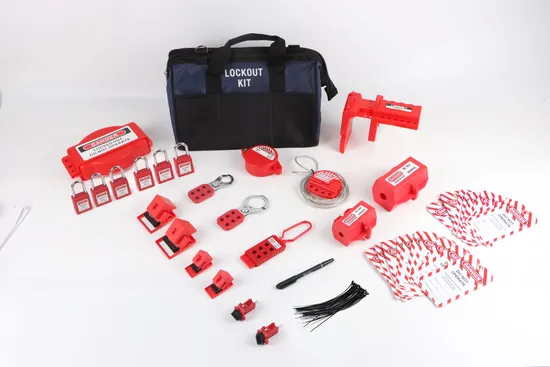 Qvand Sicherheits-Vorhängeschloss-Breaker-Lockout-Kit Industrielles Vorhängeschloss-Set