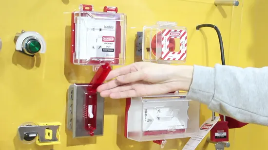 Elektrischer allgemeiner Wandschalter, Kunststoff, Verriegelung WSL41